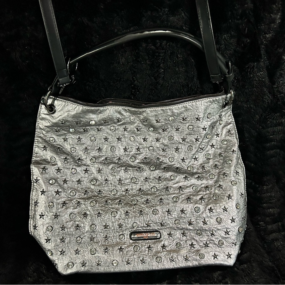 Nicole Lee Star Stone Studded Hobo bag